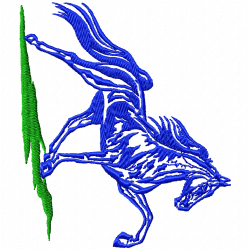 Horses Embroidery Design 9 Horses Embroidery Design 9
